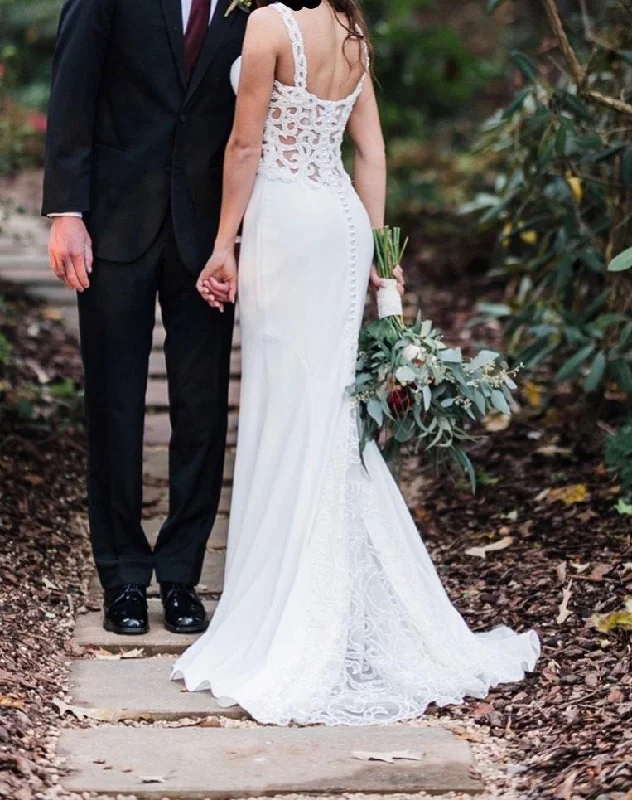 Mega Deal Galina Beaded Illusion and Crepe Sheath