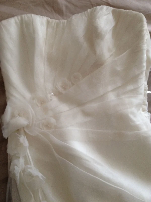 Best Seller Augusta Jones Strapless Augusta Couture silk dress, beaded train