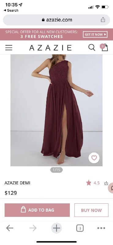 Closeout Sale Azazie Demi