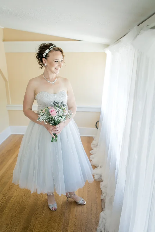 Deal Explosion David's Bridal Tea Length