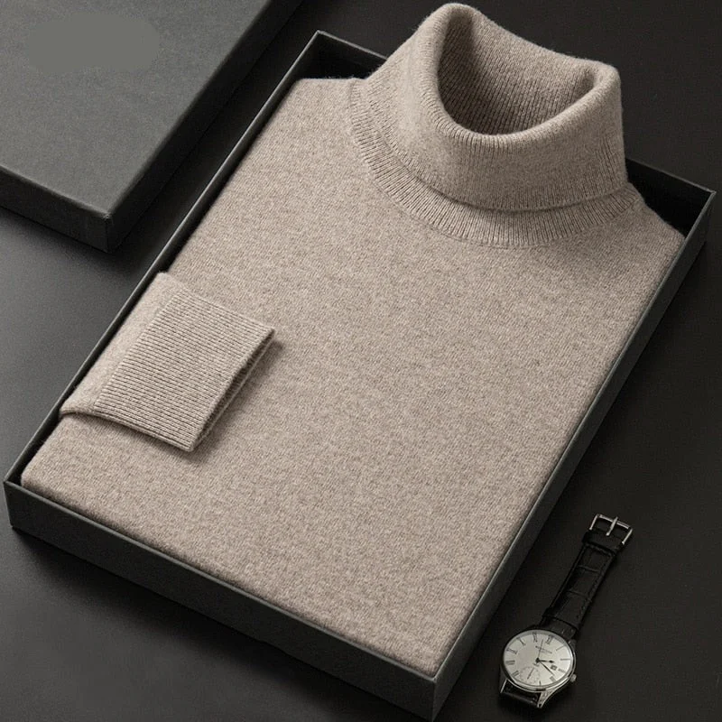 Don't Miss Awakecrm Men's Turtleneck Sweater Autumn Winter Men's Rollneck Warm 100 Merino pure wool Knitted Sweater Keep Warm Men Jumper Don't Miss Awakecrm Men's Turtleneck Sweater Autumn Winter Men's Rollneck Warm 100 Merino pure wool Knitted Sweater Keep Warm Men Jumper