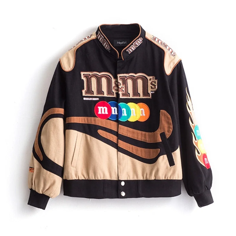 Sale Event awakecrm Women Bomber Jacket Embroidery Harajuku Patch Plus Size Autumn Coat Hip Hop Winter Thick Long Sleeve Female Clothes Outwear Sale Event awakecrm Women Bomber Jacket Embroidery Harajuku Patch Plus Size Autumn Coat Hip Hop Winter Thick Long Sleeve Female Clothes Outwear
