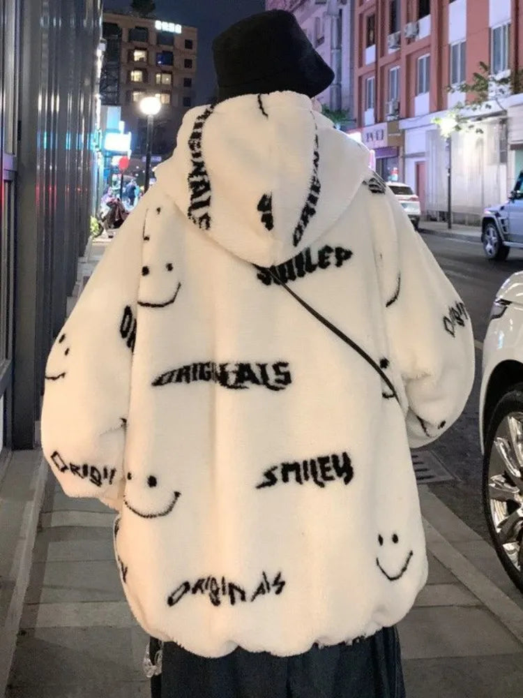 Price Drop Alert Lamb Velvet Jacket Men's Winter Fashion Clothing Velvet Thickening Warm Fake Fur New Trend Large Size Hooded Coat Price Drop Alert Lamb Velvet Jacket Men's Winter Fashion Clothing Velvet Thickening Warm Fake Fur New Trend Large Size Hooded Coat