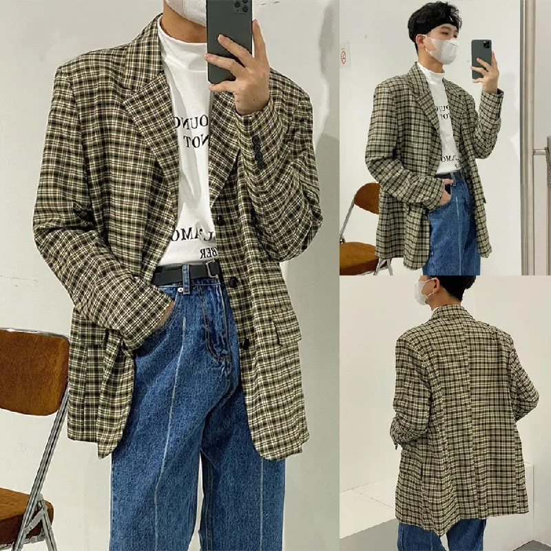Great Deals Latest New Style Men Suit Tailor Made High Quality Blazer Plaid Jacket Wedding Formal Prom Tailored Great Deals Latest New Style Men Suit Tailor Made High Quality Blazer Plaid Jacket Wedding Formal Prom Tailored