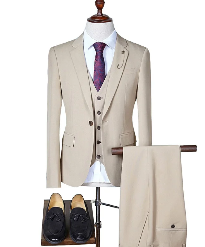 Super Bargain Mens Suits Slim Fit Grey/White/Champagne Three PiecesSuit Business Groom Jacket Tuxedos for Wedding Evening(Blazer+Vest+Pants) Super Bargain Mens Suits Slim Fit Grey/White/Champagne Three PiecesSuit Business Groom Jacket Tuxedos for Wedding Evening(Blazer+Vest+Pants)