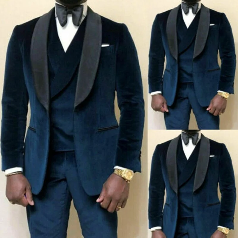 Major Savings Velvet Men Suits Tailor-Made 2pcs Blazer Pants High Quality Formal Prom Tuxedos Wedding Shawl Lapel Blazer Groom Tailored Major Savings Velvet Men Suits Tailor-Made 2pcs Blazer Pants High Quality Formal Prom Tuxedos Wedding Shawl Lapel Blazer Groom Tailored