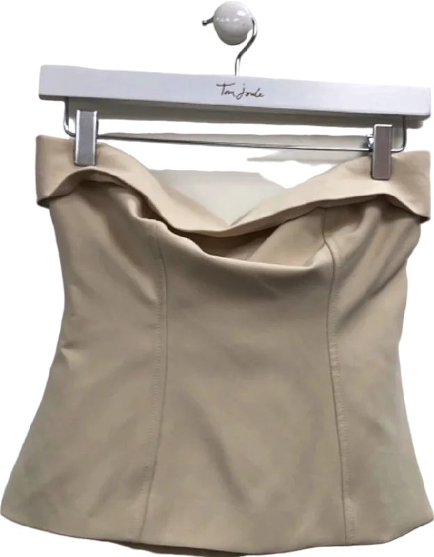 Inventory Reduction 4th & Reckless Nude Bardot Style Top UK 6