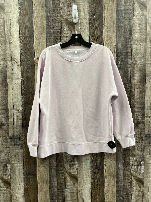 Closeout Athletic Sweatshirt Crewneck By Fabletics  Size: M