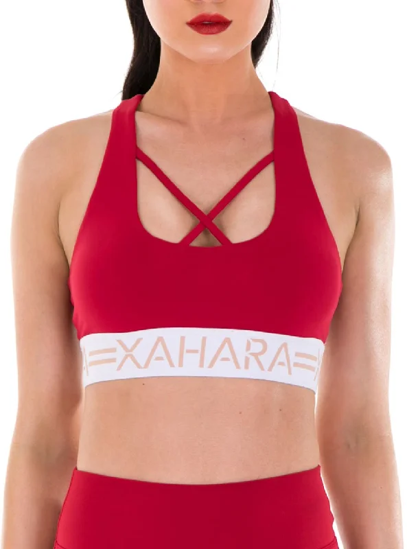 Midnight Madness Chloe Sports Bra - Rouge