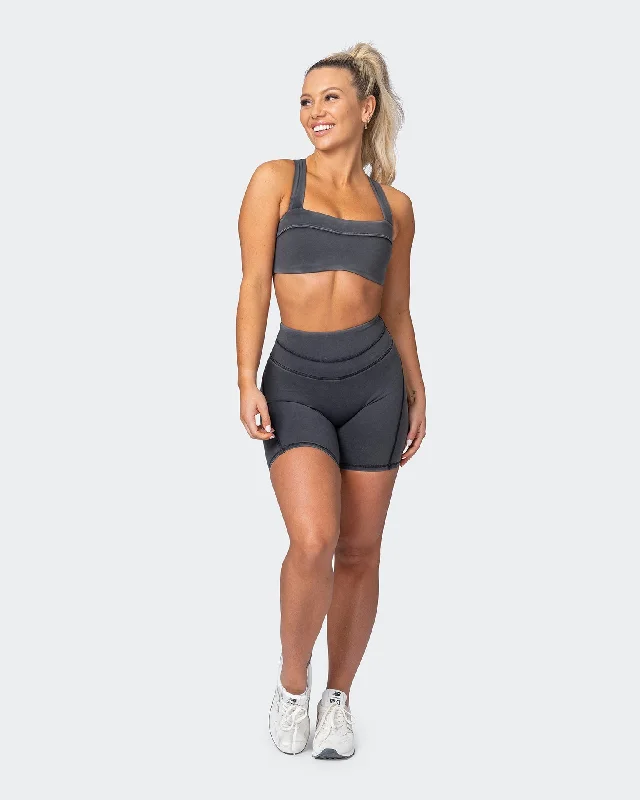 New Deals Finesse Bralette - Washed Black