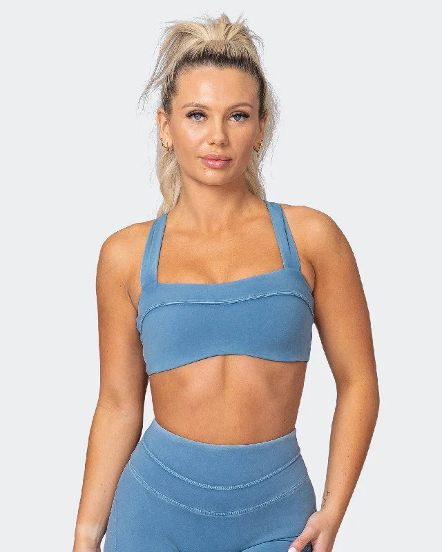 Limited Availability Finesse Bralette - Washed High Tide