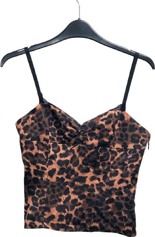 Clearance Event Lioness Animal Print Cami Top XS