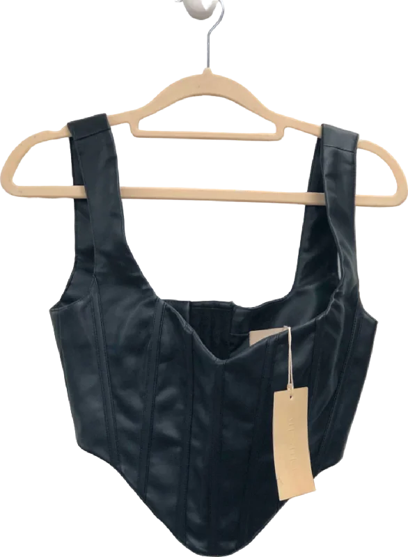 Customer Appreciation Sale MESHKI Black Corset Top UK XS/6