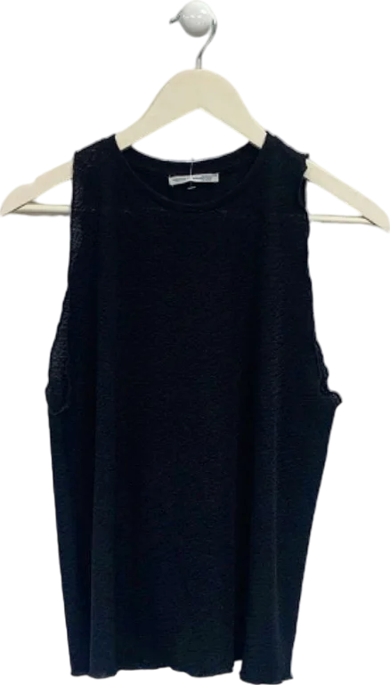 Hot Deal Zara Black Basic Sleeveless Top M