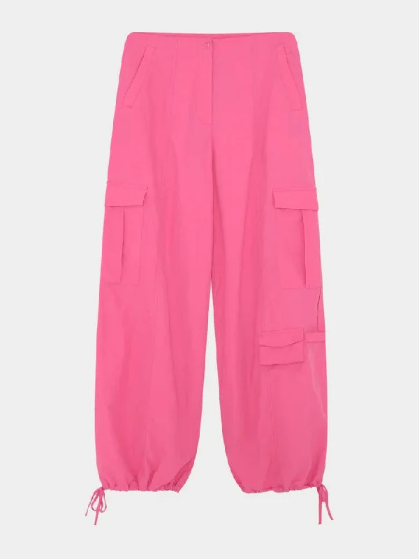Limited Stock 2NDDAY 2ND Edition George Cargo Trousers Coral Blush