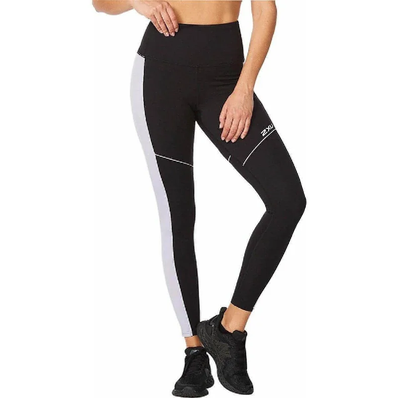 Today Only 2XU Form Pop Seam Hi-Rise Compression Womens Long Running Tights - Black