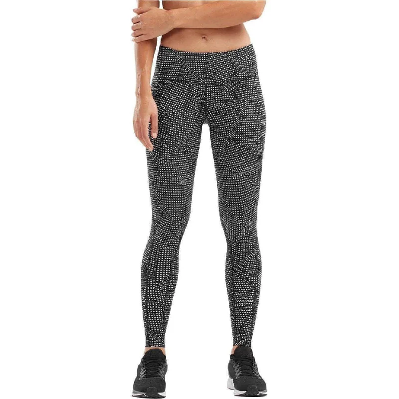 Huge Discounts 2XU Mid Rise Compression Womens Long Running Tights - Black
