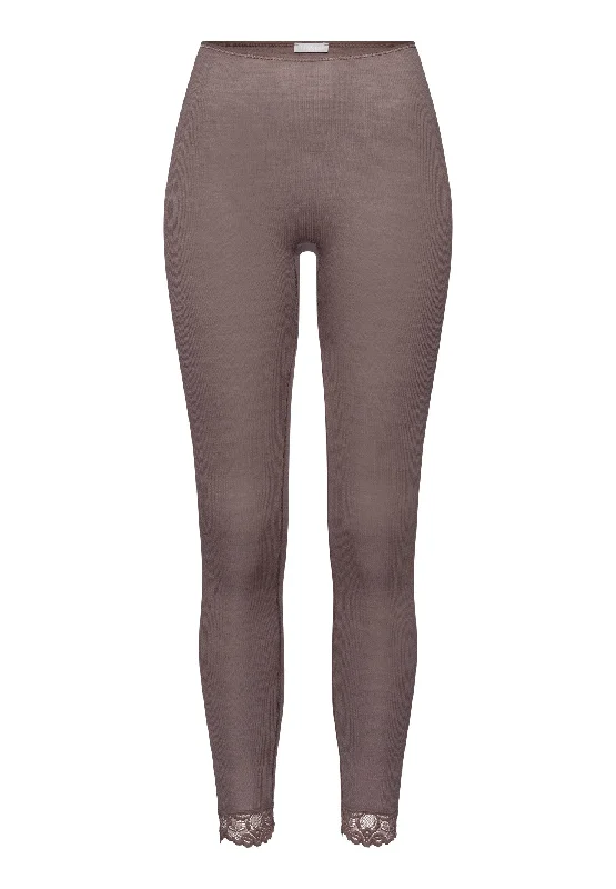 Best Deals Woolen Lace Wool and Silk Lace Trim Leggings | Stonewash 70910-2756