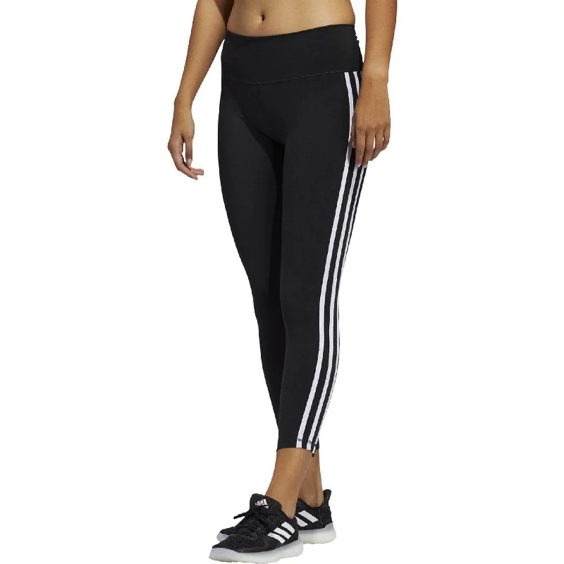 Discount Days adidas Believe This 2.0 3 Stripes High Rise Womens 7/8 Training Tights - Black
