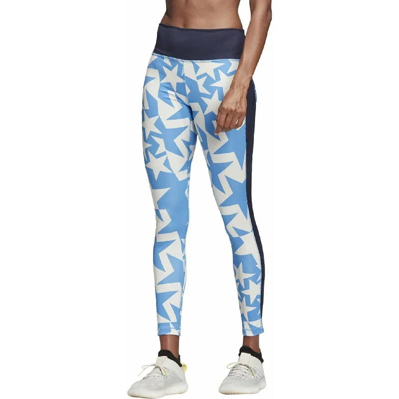 Act Now adidas Believe This Iteration High Rise Womens Long Training Tights - Blue