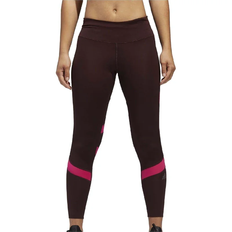 Crazy Savings adidas How We Do Womens 7/8 Running Tights - Red
