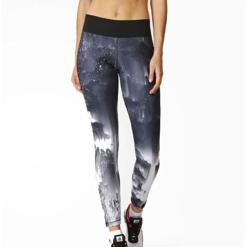 Hot Deal adidas Wow Drop 3 Womens Long Training Tights - Black