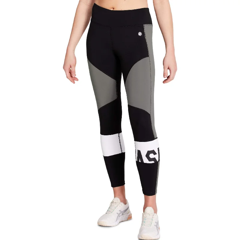 Discount Deals Asics Colour Block 2 Womens 7/8 Running Tights - Black
