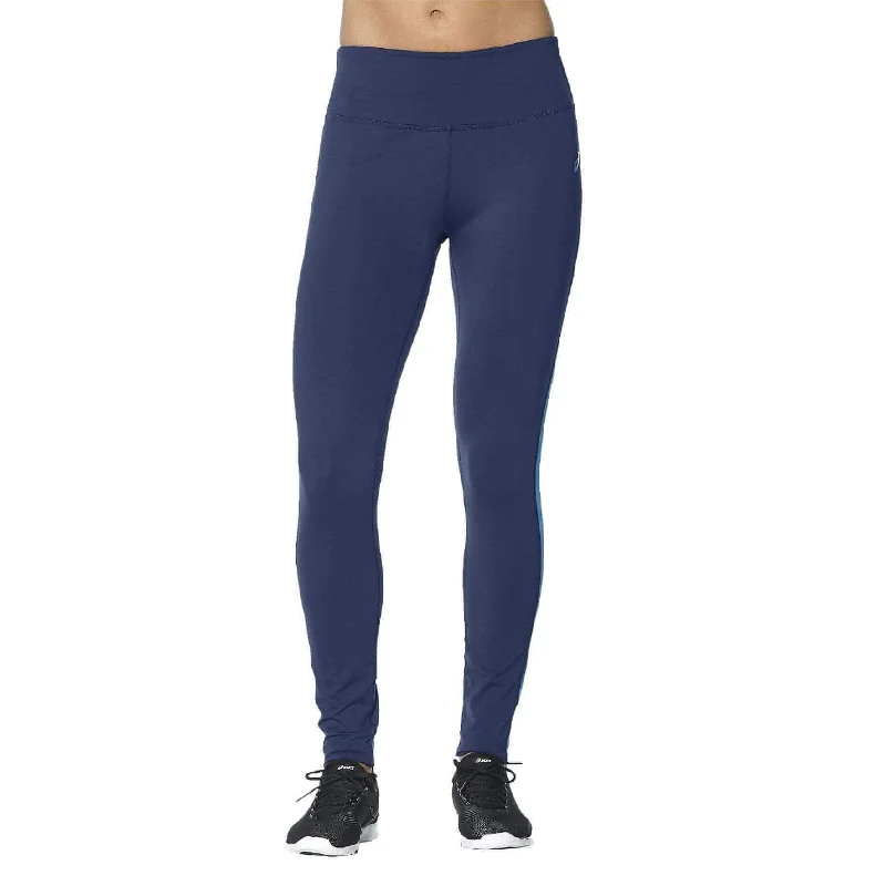 Limited Stock Asics Colour Block Womens 7/8 Running Tights - Blue