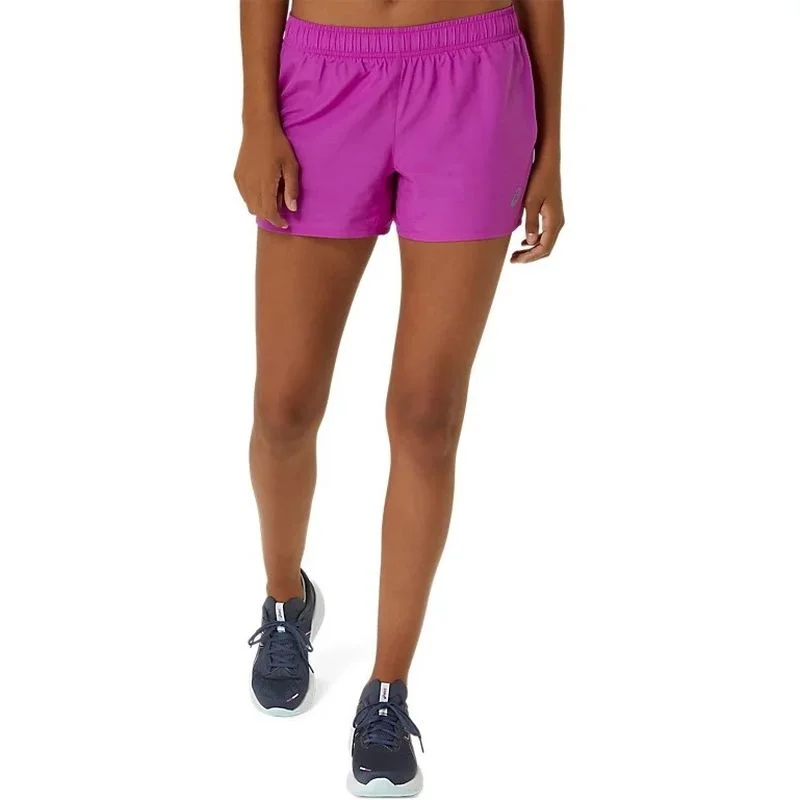 Special Savings ASICS Womens Silver 4-inch Running Short
