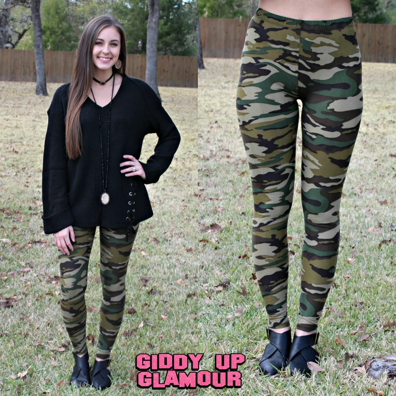 Quick Sale Camo Cutie Super Soft Camouflage Leggings