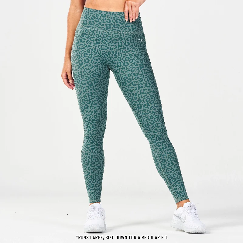 New Markdowns Core Agile ACT Leggings 27" - Dark Forest Print