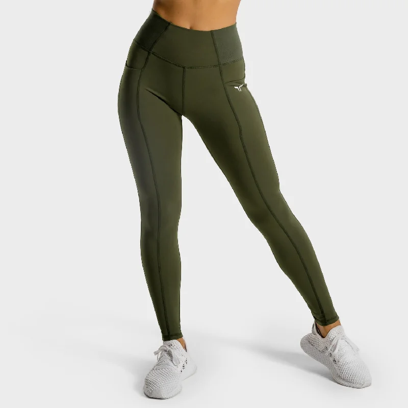 Super Bargain Core Leggings - Khaki
