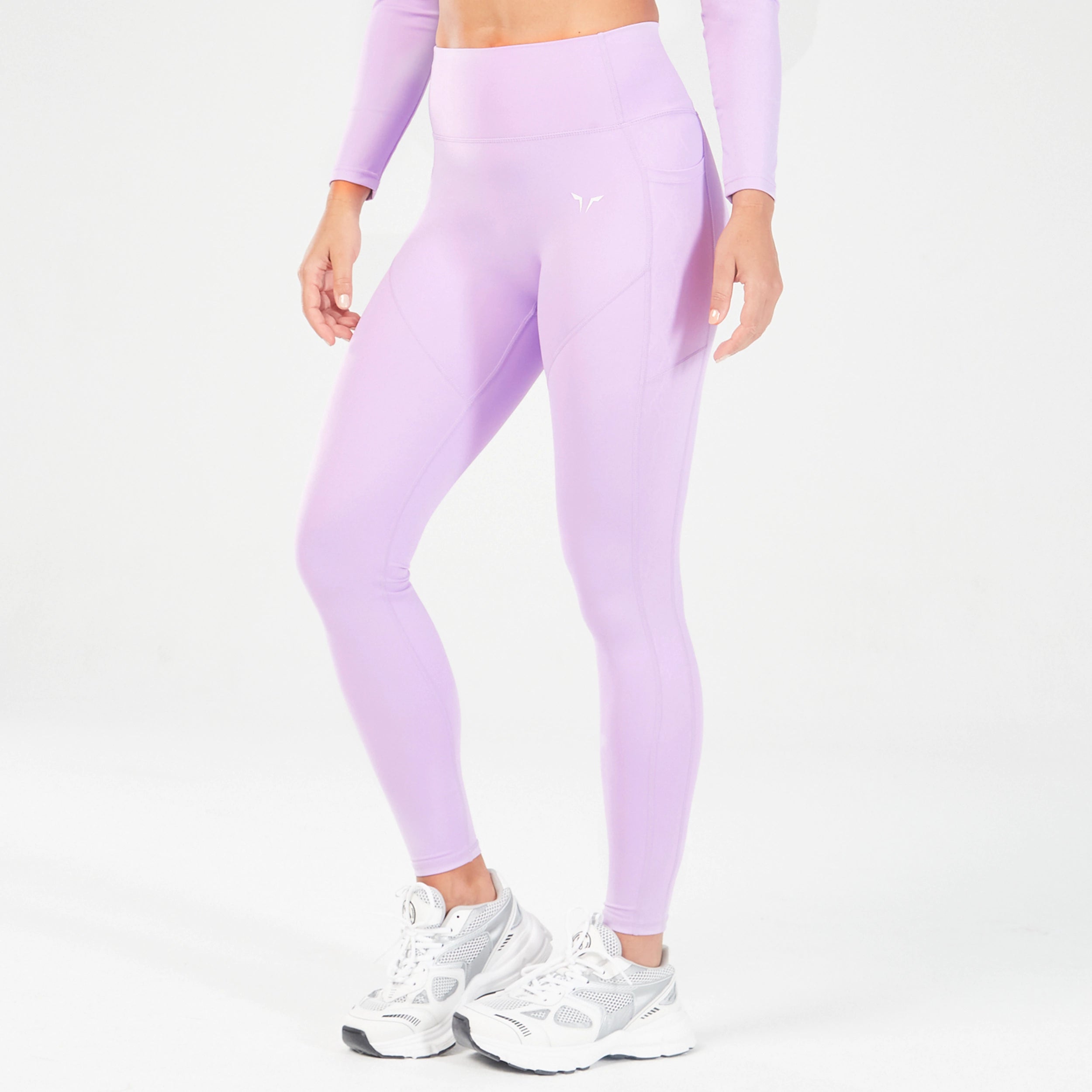 Stock Clearance Core Panel Leggings - Purple Rose