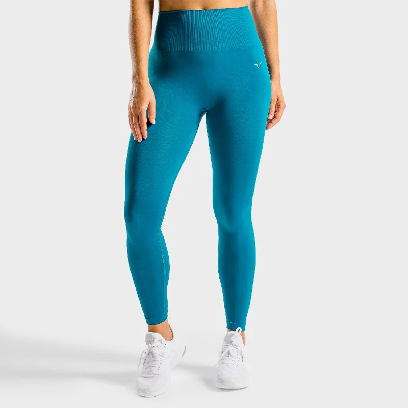 Reduced Prices Core Seamless Leggings - Blue Beat