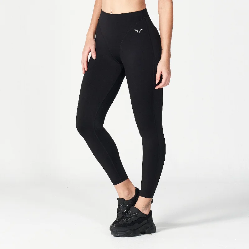 Discount Deals Core V-Cropped Leggings - Black