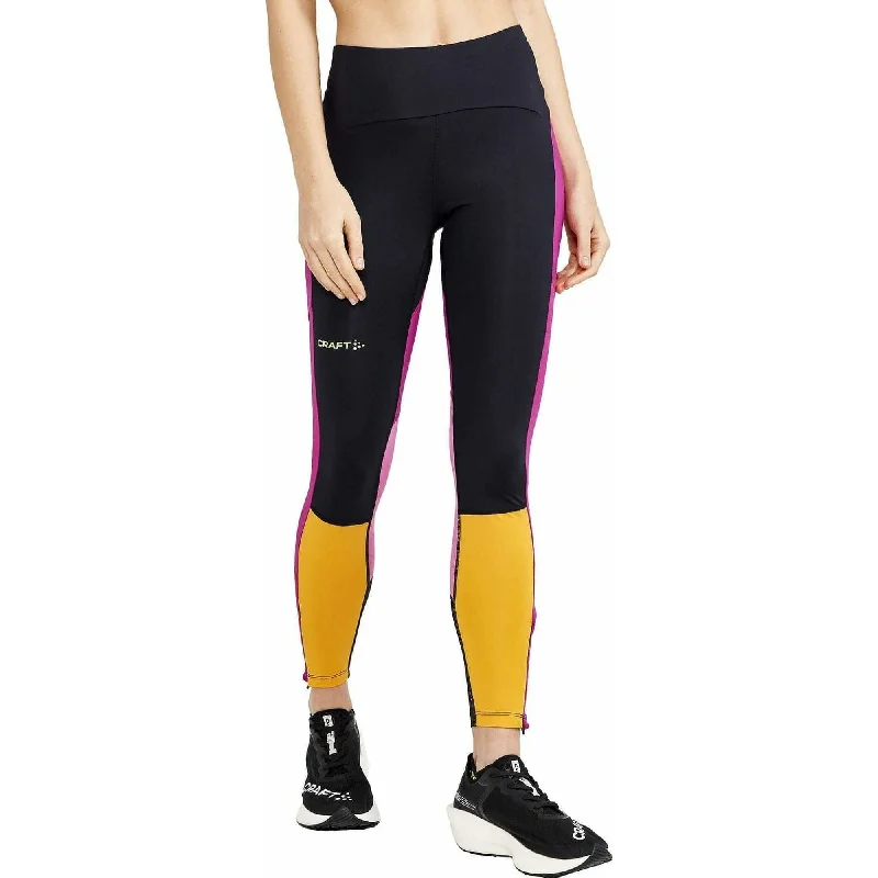 Don't Wait Craft PRO Hypervent Womens Long Running Tights - Black