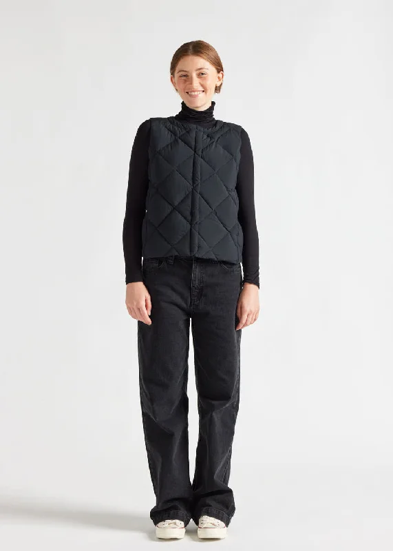 Price Reduction Doudoune fine sans-manches femme Pyrenex Nacre Black