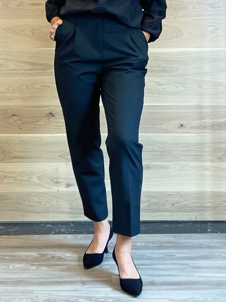 Can't Be Beat Emme Marella Pincio Trousers Black
