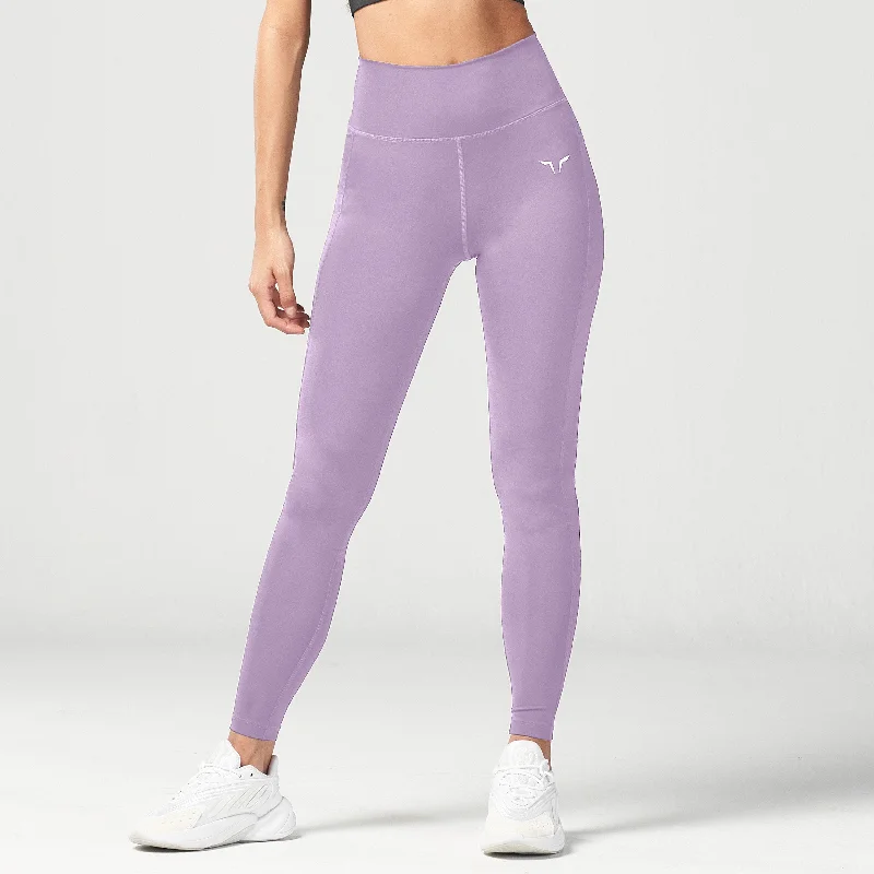Shop and Save Essential High Waisted Leggings 27"  - Purple Rose