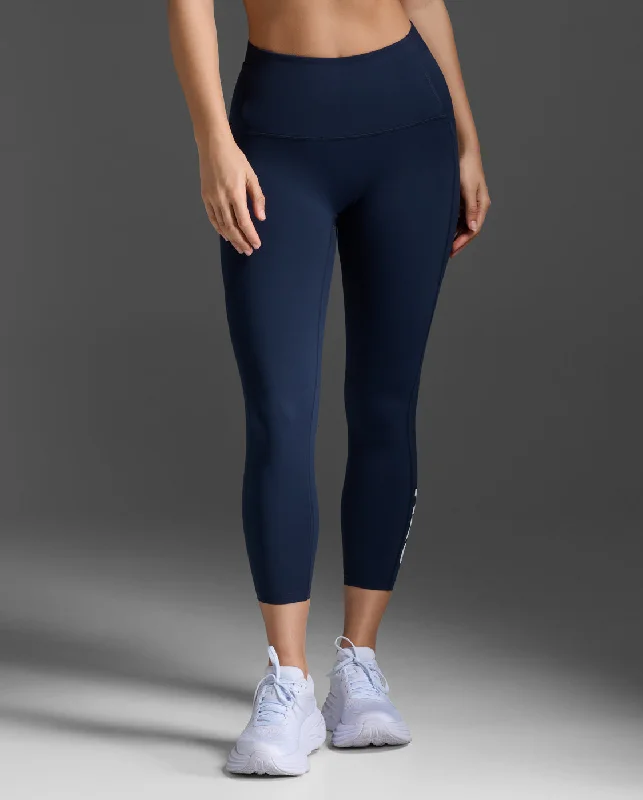 Deal Frenzy Form Stash Hi-rise Compression 7/8 Tights With Pockets