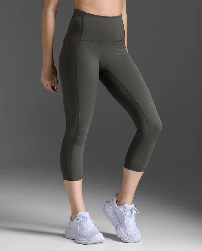 Steals and Deals Form Stash Hi-rise Compression 7/8 Tights With Pockets