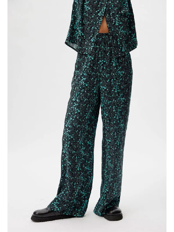 Price Drop Gestuz AbellaGZ HW Pants Blue & Black