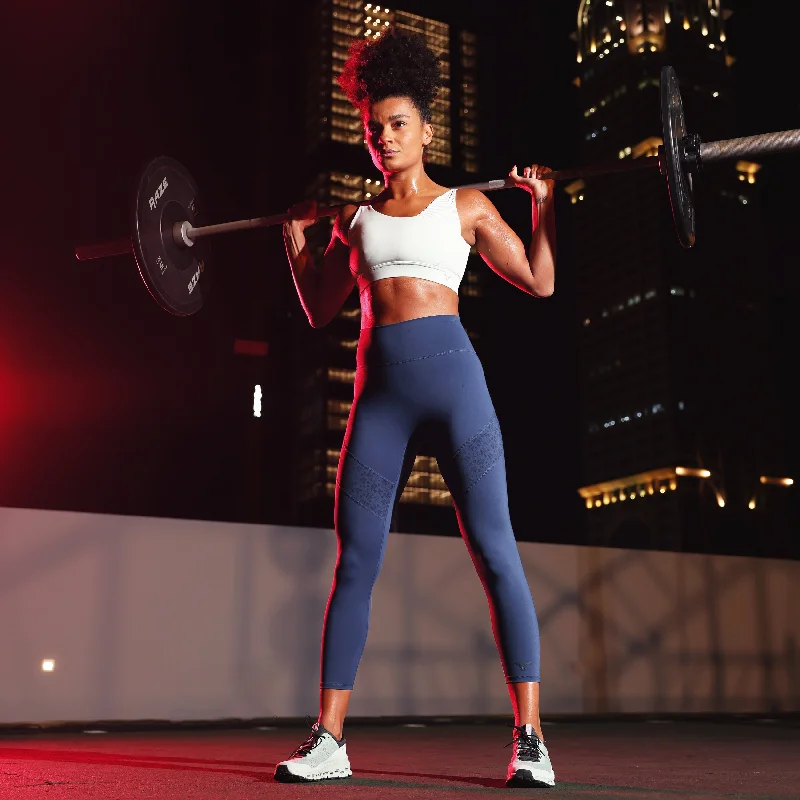 Price Drop Glitch Leggings 24" - Estate Blue