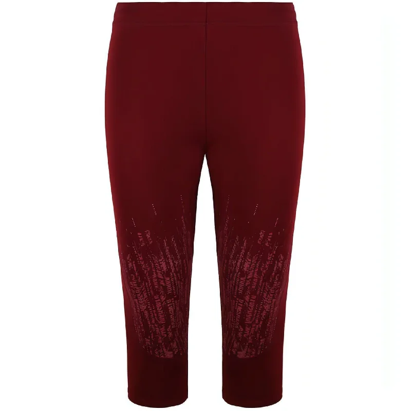 Bonus Savings Gymshark Combat Womens Cropped Training Tights - Red