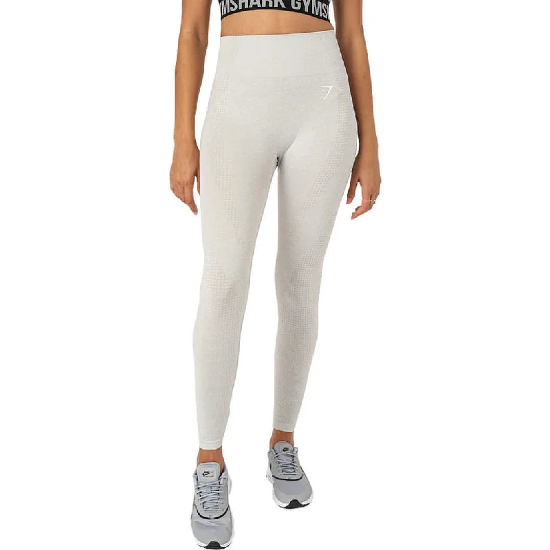 Can't Be Beat Gymshark Vital Seamless Womens Long Training Tights - Grey