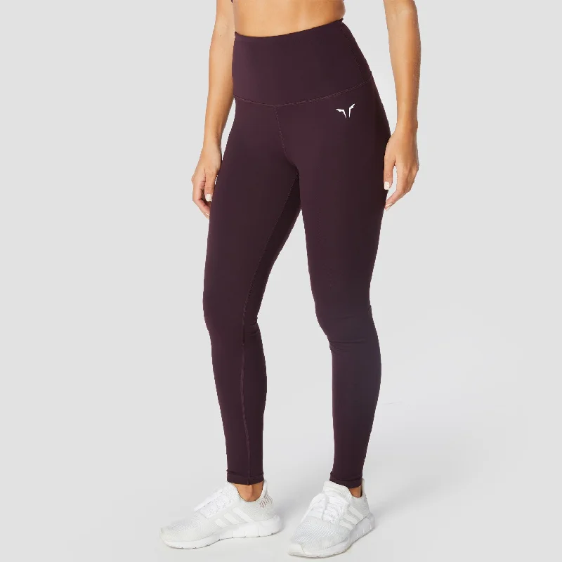 Referral Discount Hera High-Waisted Leggings - Burgundy