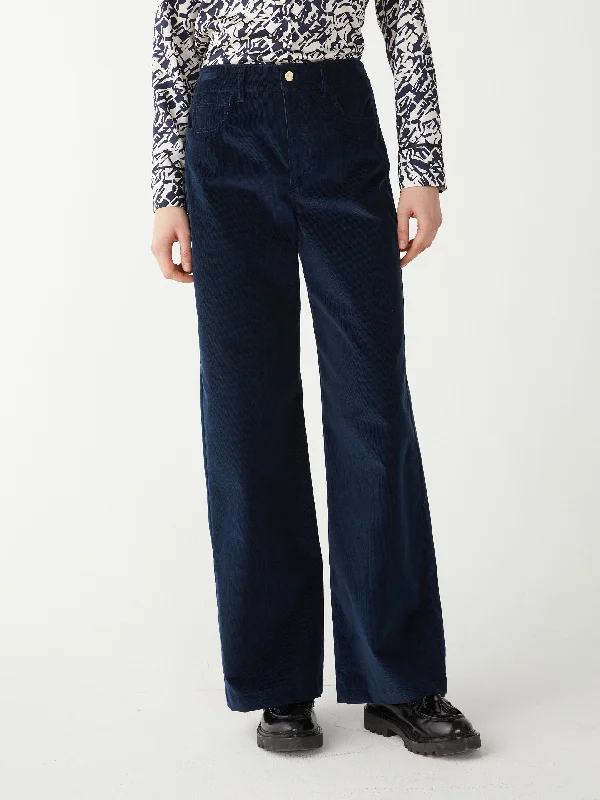 Exclusive Savings iBlues Magma Corduroy Trousers Navy