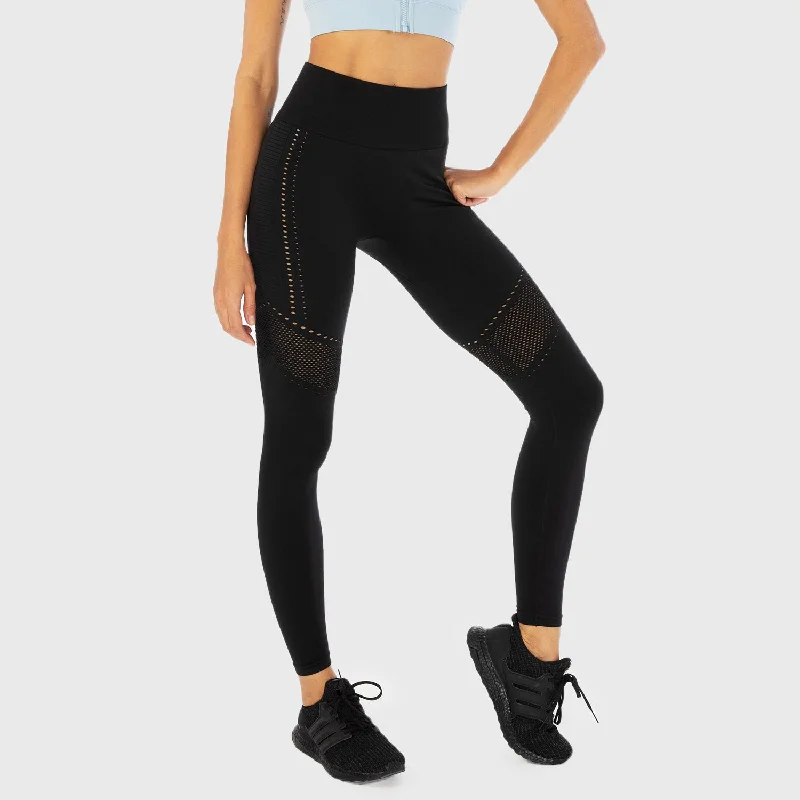 Limited Quantity Infinity Seamless Workout Leggings - Black