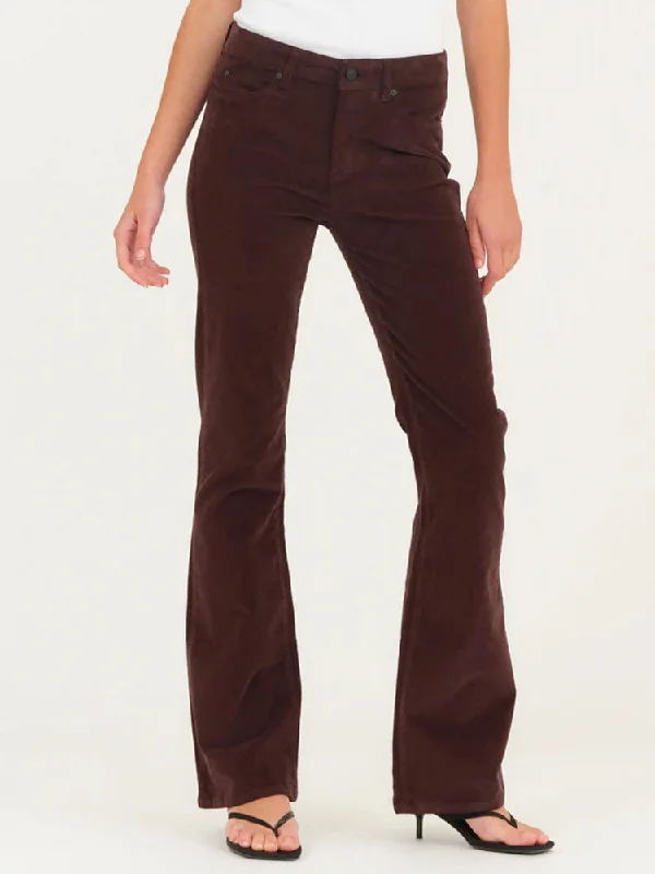 Lowest Price Ivy Copenhagen Tara Baby Cord Flare Trousers Brown