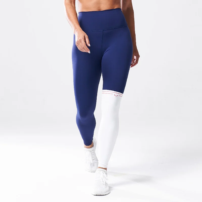 Time-Limited Offer LAB360° Colour Block Leggings - Medieval Blue
